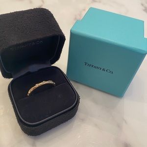 Tiffany & Co. 18K Yellow Gold and Diamond Ring